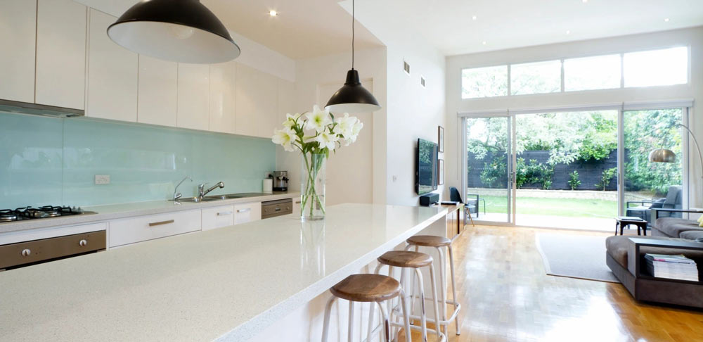 Interior of modern home as seen on a Open House visit in Jacksonville.