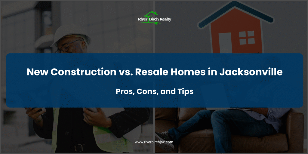 New Construction vs Resale Homes in Jacksonville: Pros, Cons, and Tips New Construction vs Resale Homes in Jacksonville: Pros, Cons, and Tips